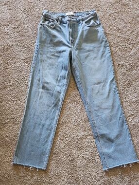 Abercrombie & Fitch Light Blue Straight Leg Jeans